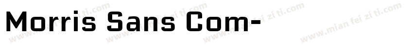Morris Sans Com字体转换